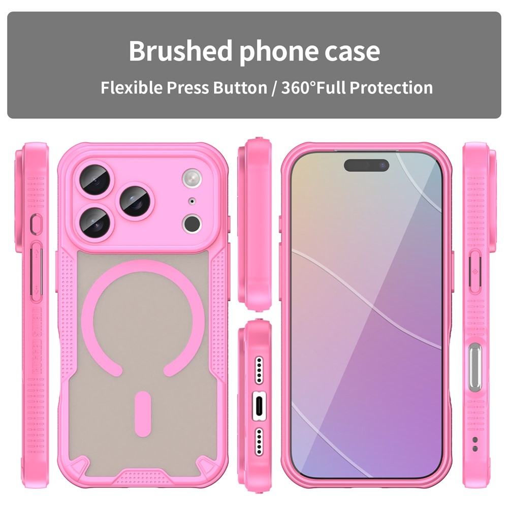 Froste odolný kryt s MagSafe na iPhone 18 Pro/17 Pro - ružový