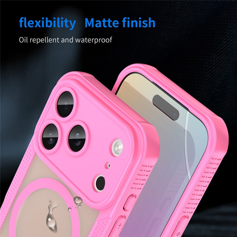 Froste odolný kryt s MagSafe na iPhone 18 Pro/17 Pro - ružový