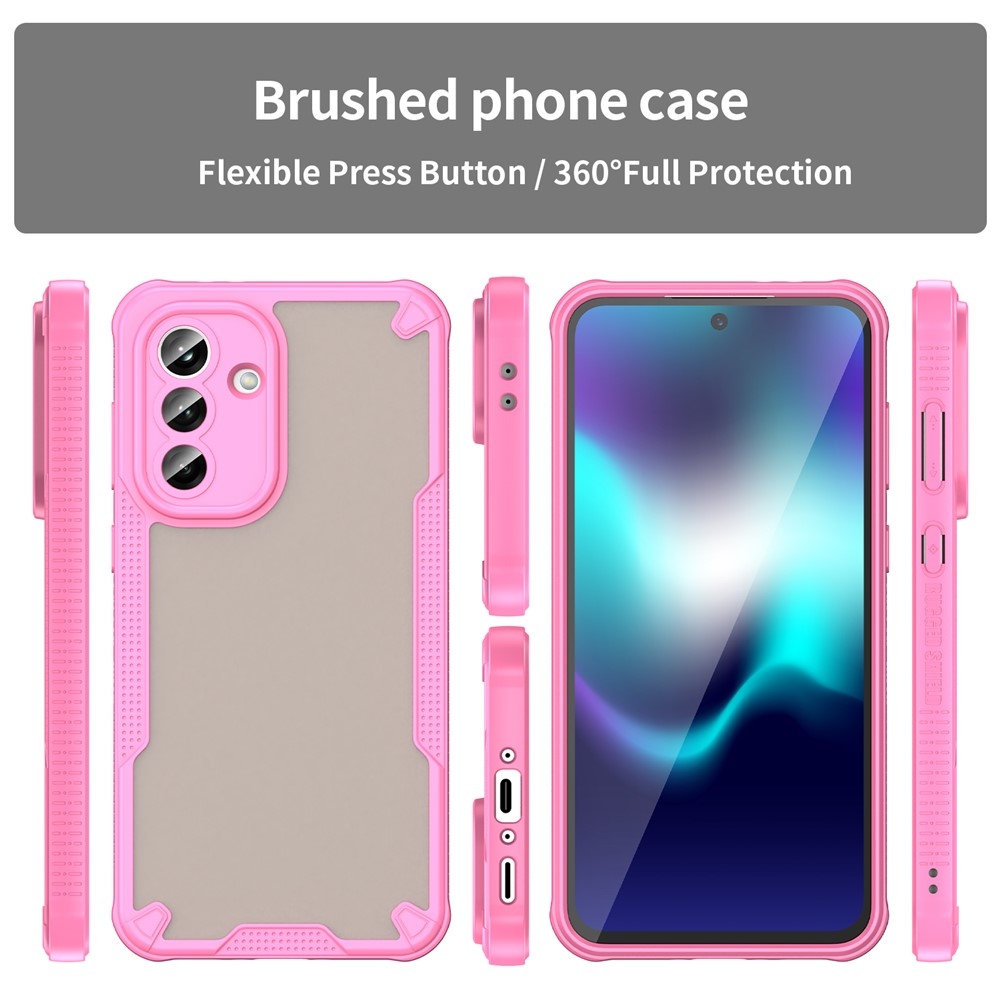 Frosted odolný kryt na Samsung Galaxy A37 5G - ružový