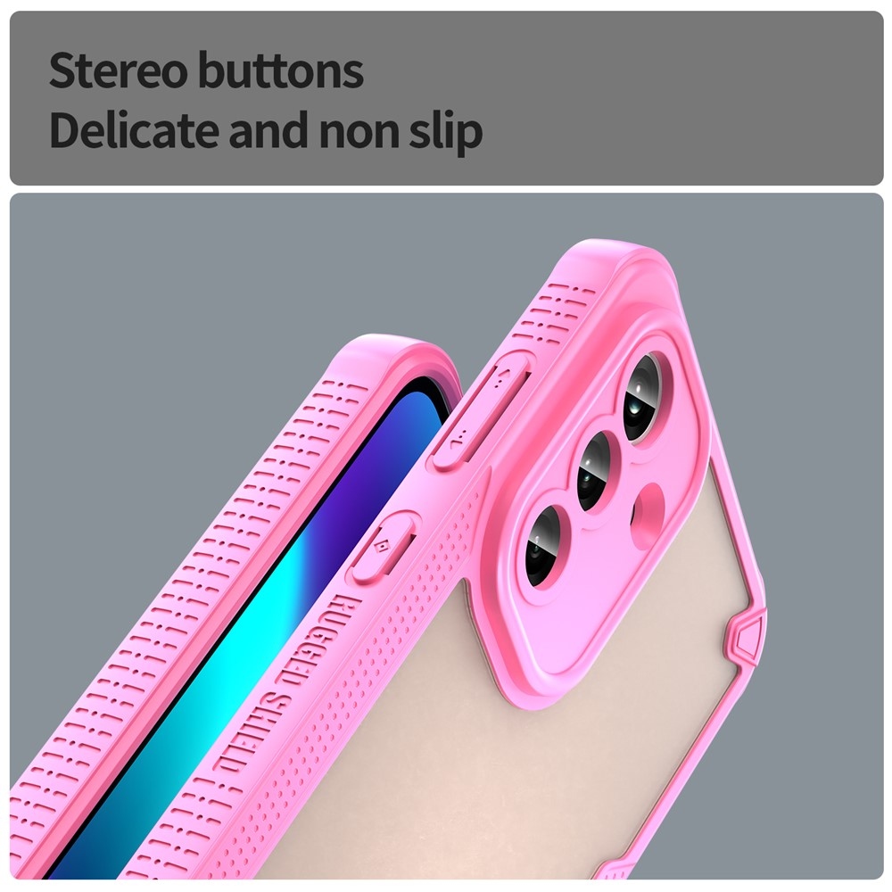 Frosted odolný kryt na Samsung Galaxy A37 5G - ružový