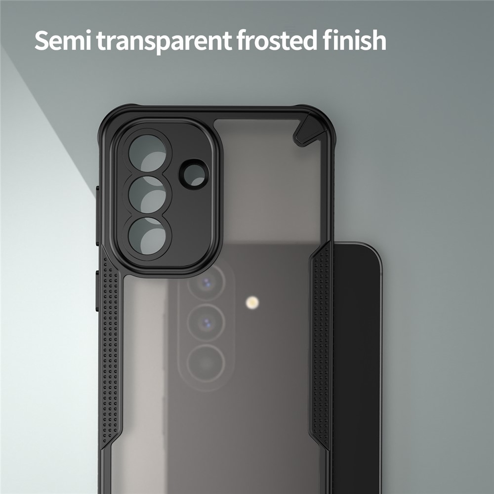 Frosted odolný kryt na Samsung Galaxy A57 5G - čierny