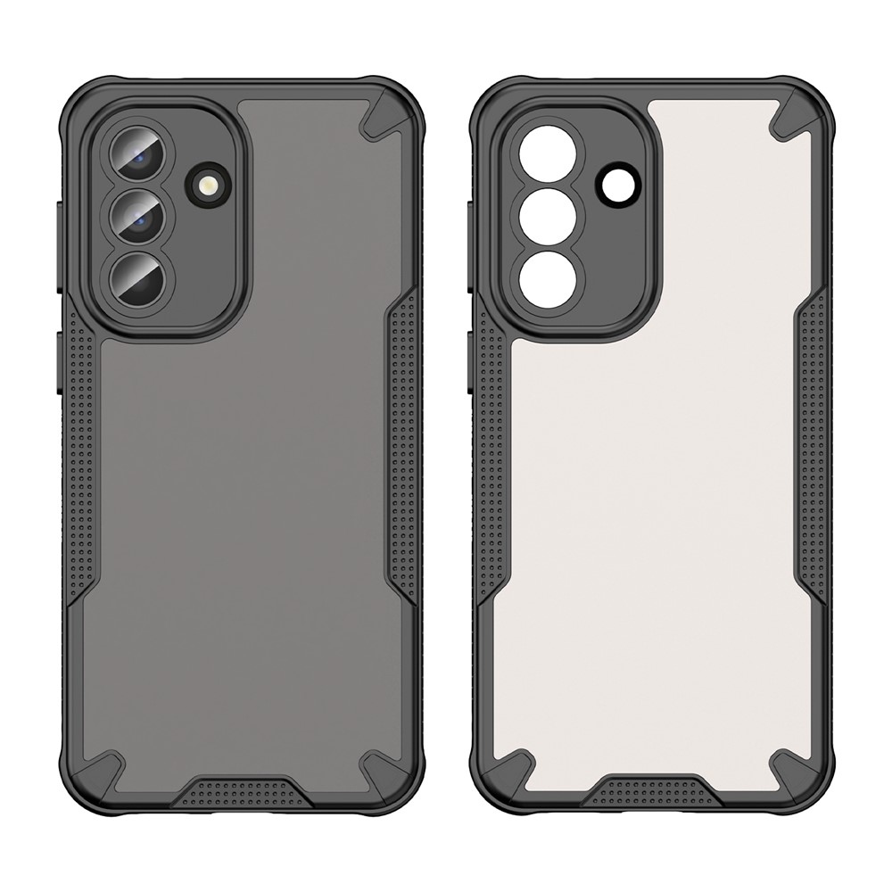 Frosted odolný kryt na Samsung Galaxy A57 5G - čierny