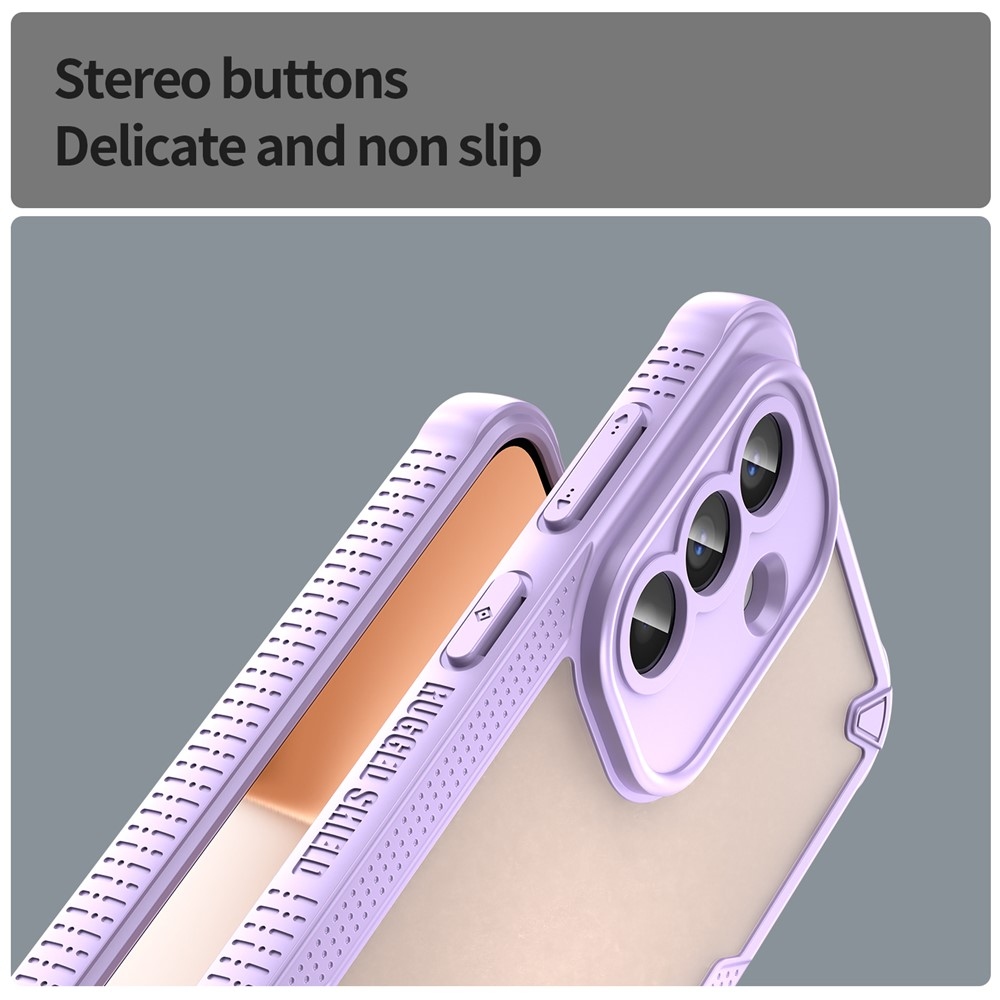 Frosted odolný kryt na Samsung Galaxy A57 5G - fialový