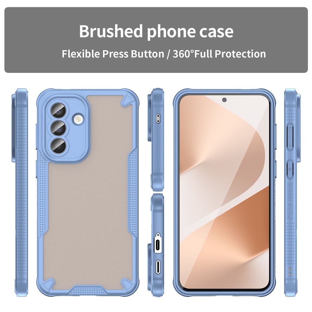 Frosted odolný kryt na Samsung Galaxy A57 5G - modrý