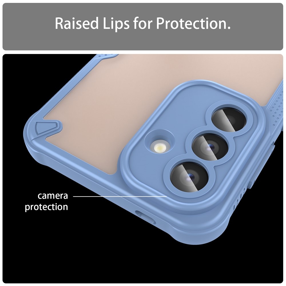 Frosted odolný kryt na Samsung Galaxy A57 5G - modrý