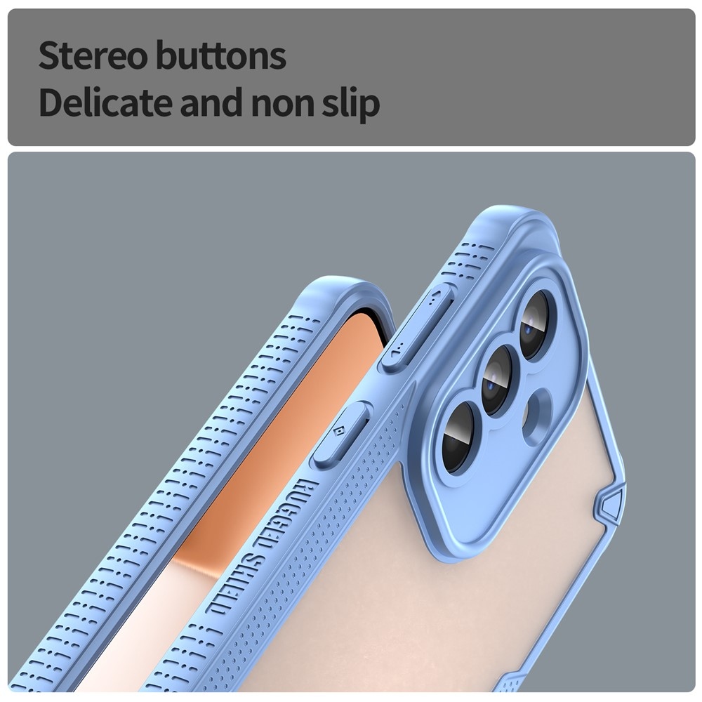 Frosted odolný kryt na Samsung Galaxy A57 5G - modrý