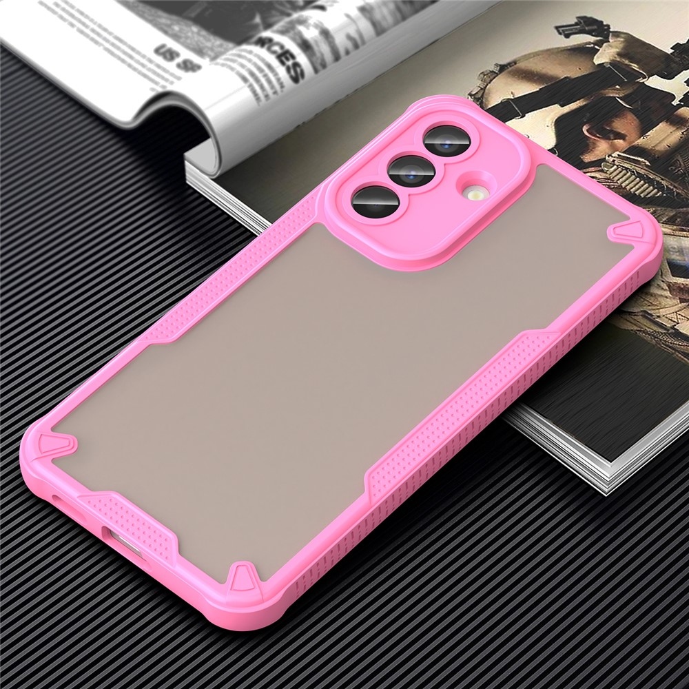 Frosted odolný kryt na Samsung Galaxy A57 5G - ružový