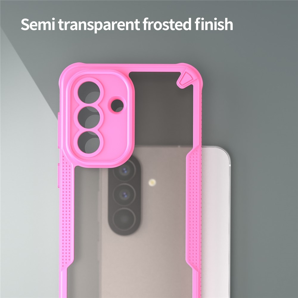 Frosted odolný kryt na Samsung Galaxy A57 5G - ružový
