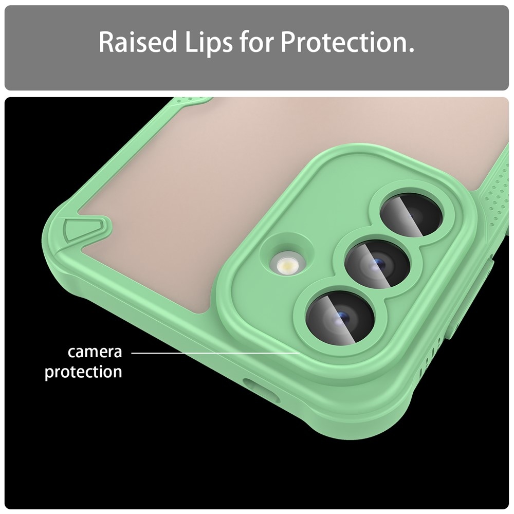 Frosted odolný kryt na Samsung Galaxy A57 5G - zelený