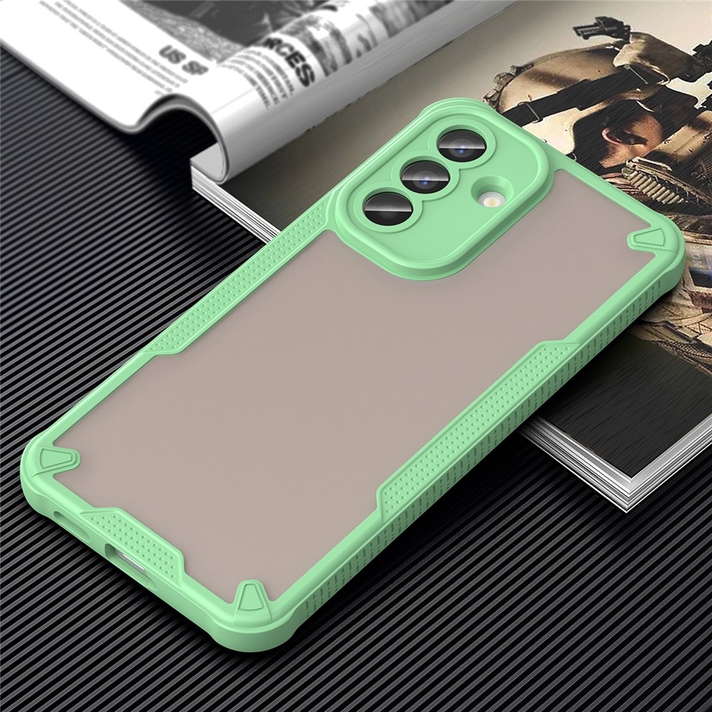 Frosted odolný kryt na Samsung Galaxy A57 5G - zelený