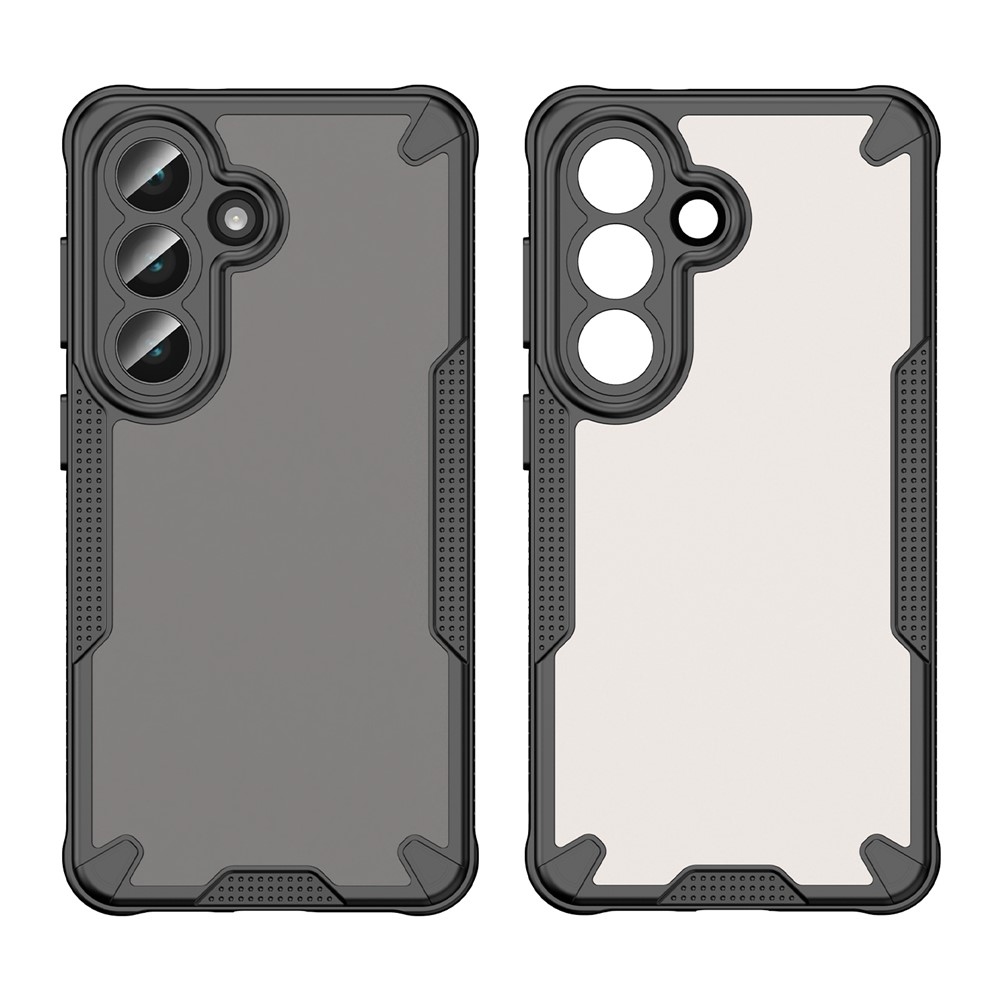 Frosted odolný kryt na Samsung Galaxy S26 - čierny