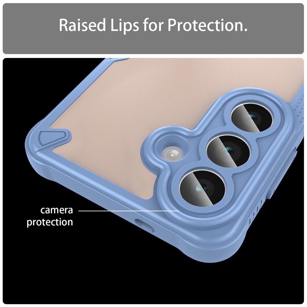 Frosted odolný kryt na Samsung Galaxy S26 - modrý