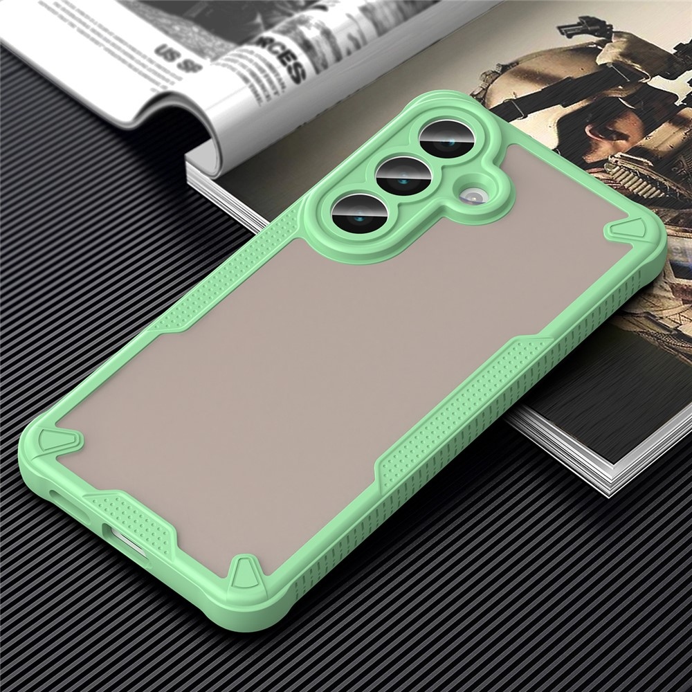 Frosted odolný kryt na Samsung Galaxy S26 - zelený