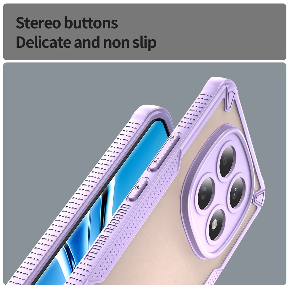 Frosted odolný kryt na Xiaomi Poco M8 5G/Redmi Note 15 5G/Note 15 4G - fialový