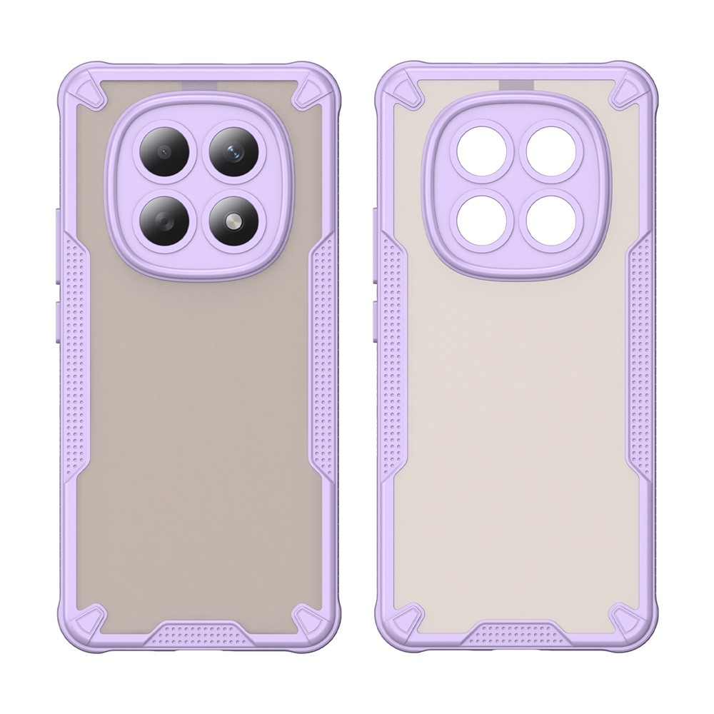 Frosted odolný kryt na Xiaomi Poco M8 5G/Redmi Note 15 5G/Note 15 4G - fialový