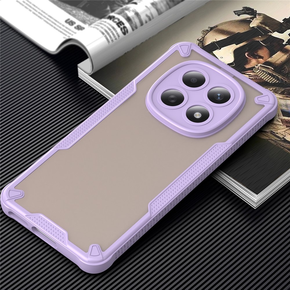 Frosted odolný kryt na Xiaomi Poco M8 5G/Redmi Note 15 5G/Note 15 4G - fialový