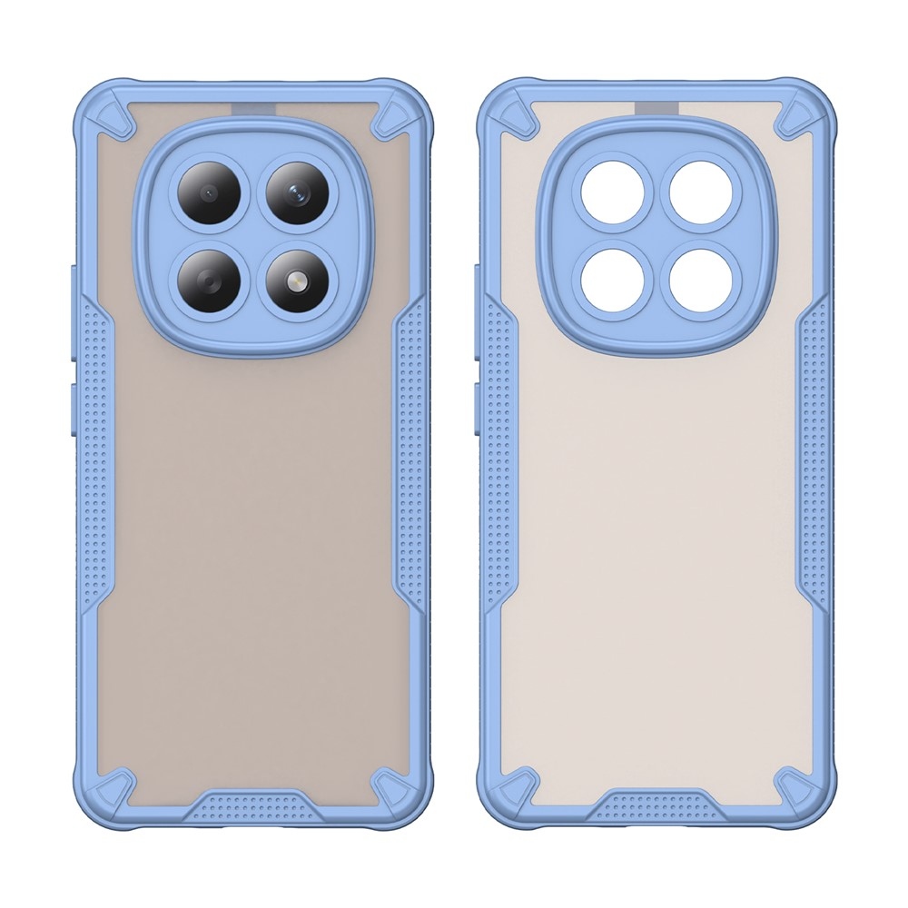 Frosted odolný kryt na Xiaomi Poco M8 5G/Redmi Note 15 5G/Note 15 4G - modrý