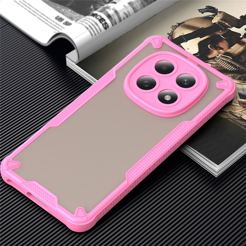 Frosted odolný kryt na Xiaomi Poco M8 5G/Redmi Note 15 5G/Note 15 4G - ružový