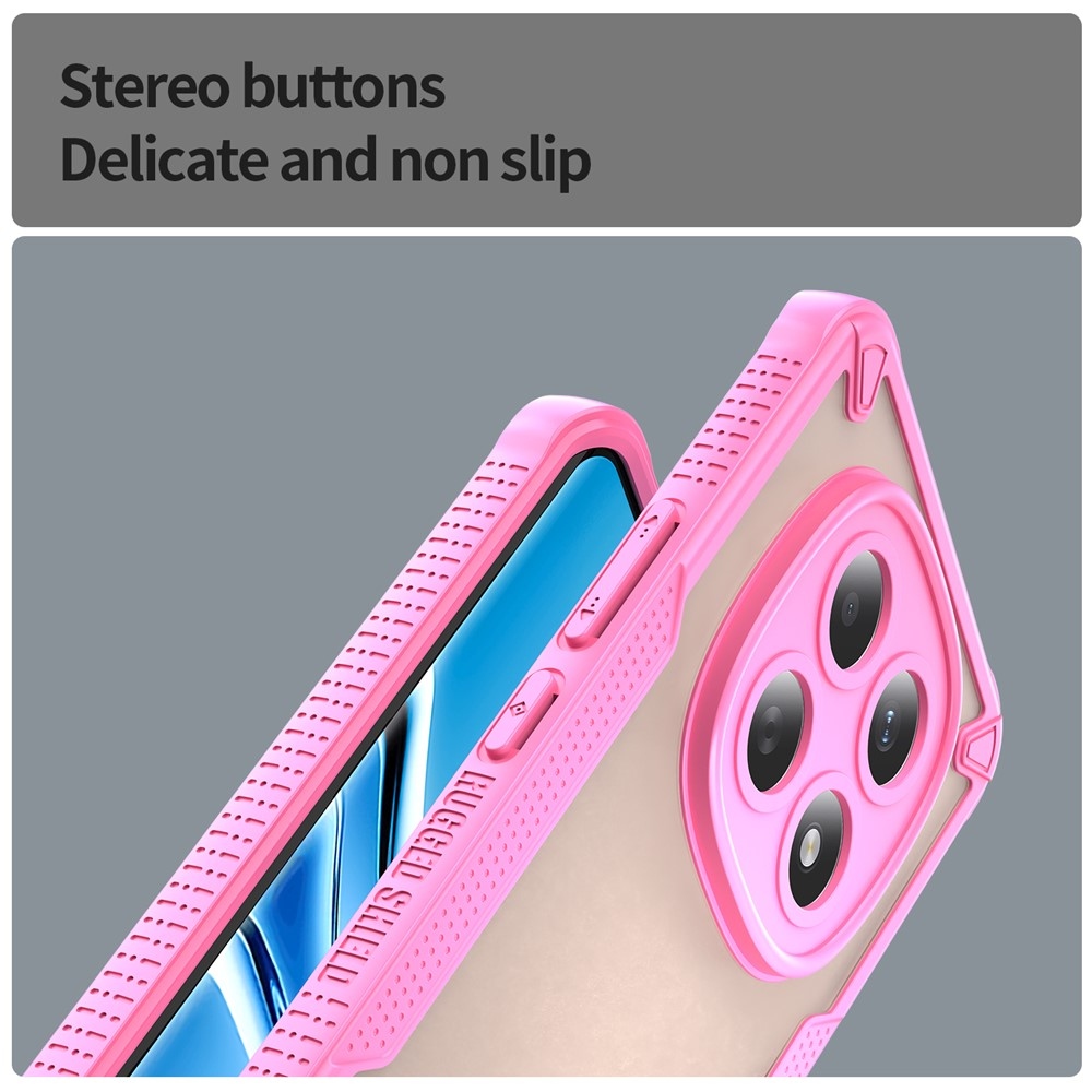 Frosted odolný kryt na Xiaomi Poco M8 5G/Redmi Note 15 5G/Note 15 4G - ružový