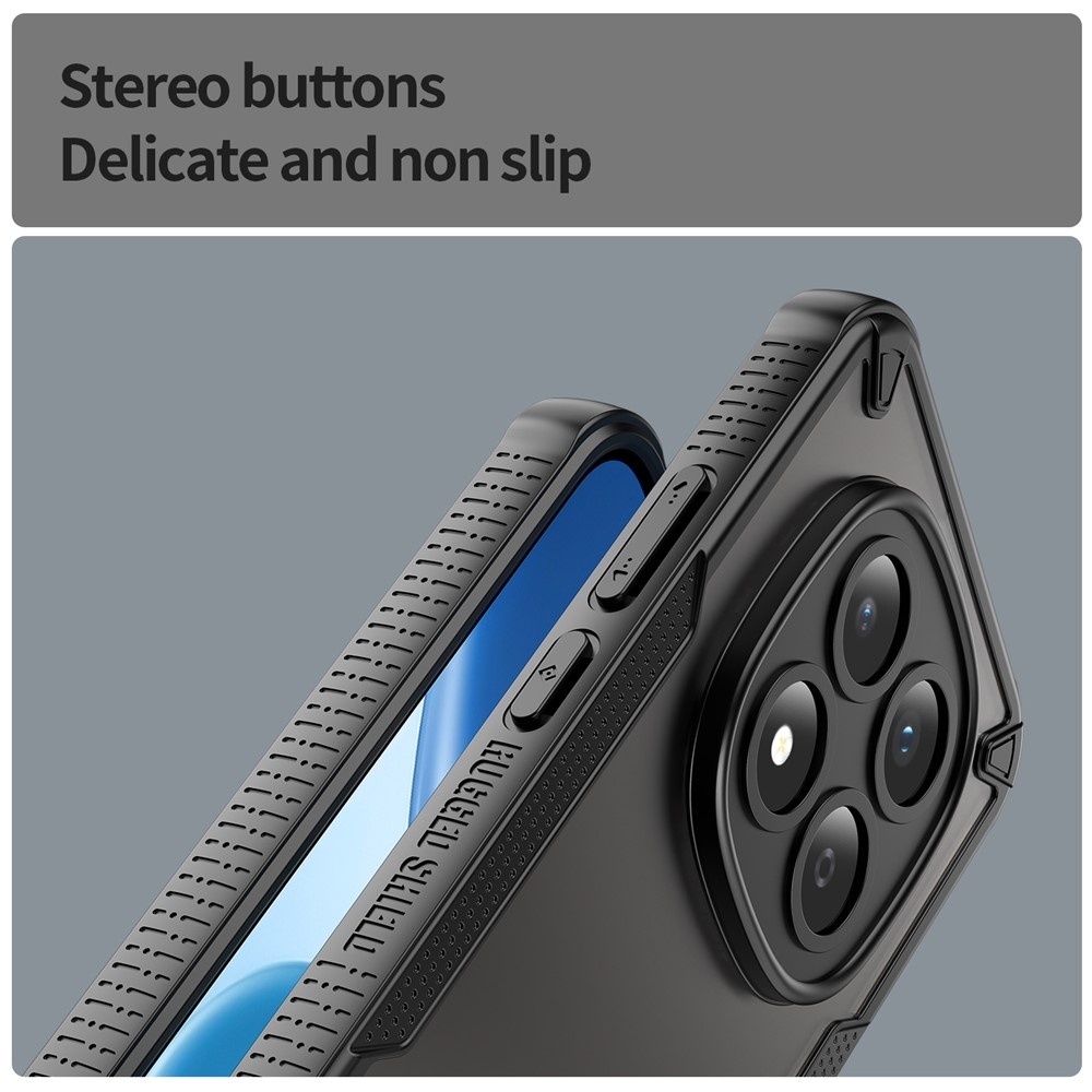 Frosted odolný kryt na Xiaomi Redmi Note 15 Pro 5G - čierny