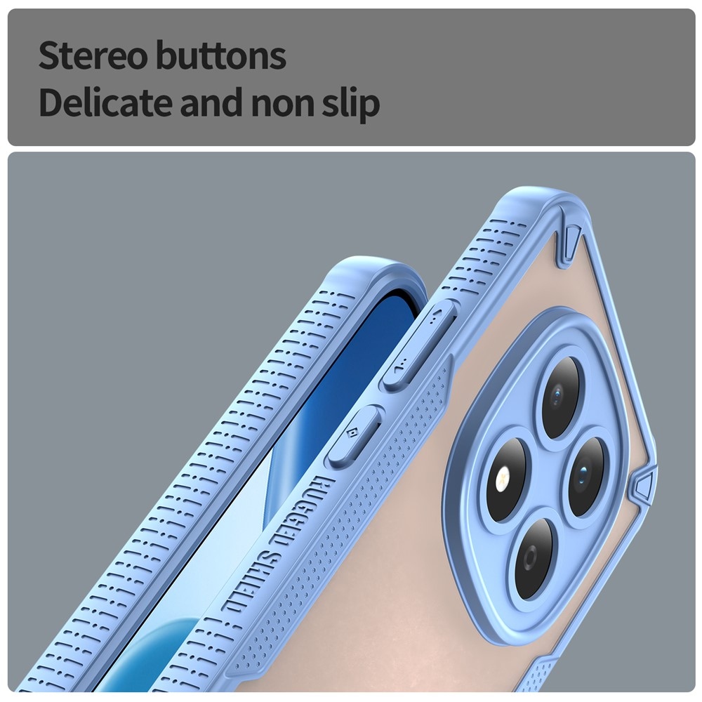 Frosted odolný kryt na Xiaomi Redmi Note 15 Pro 5G - modrý