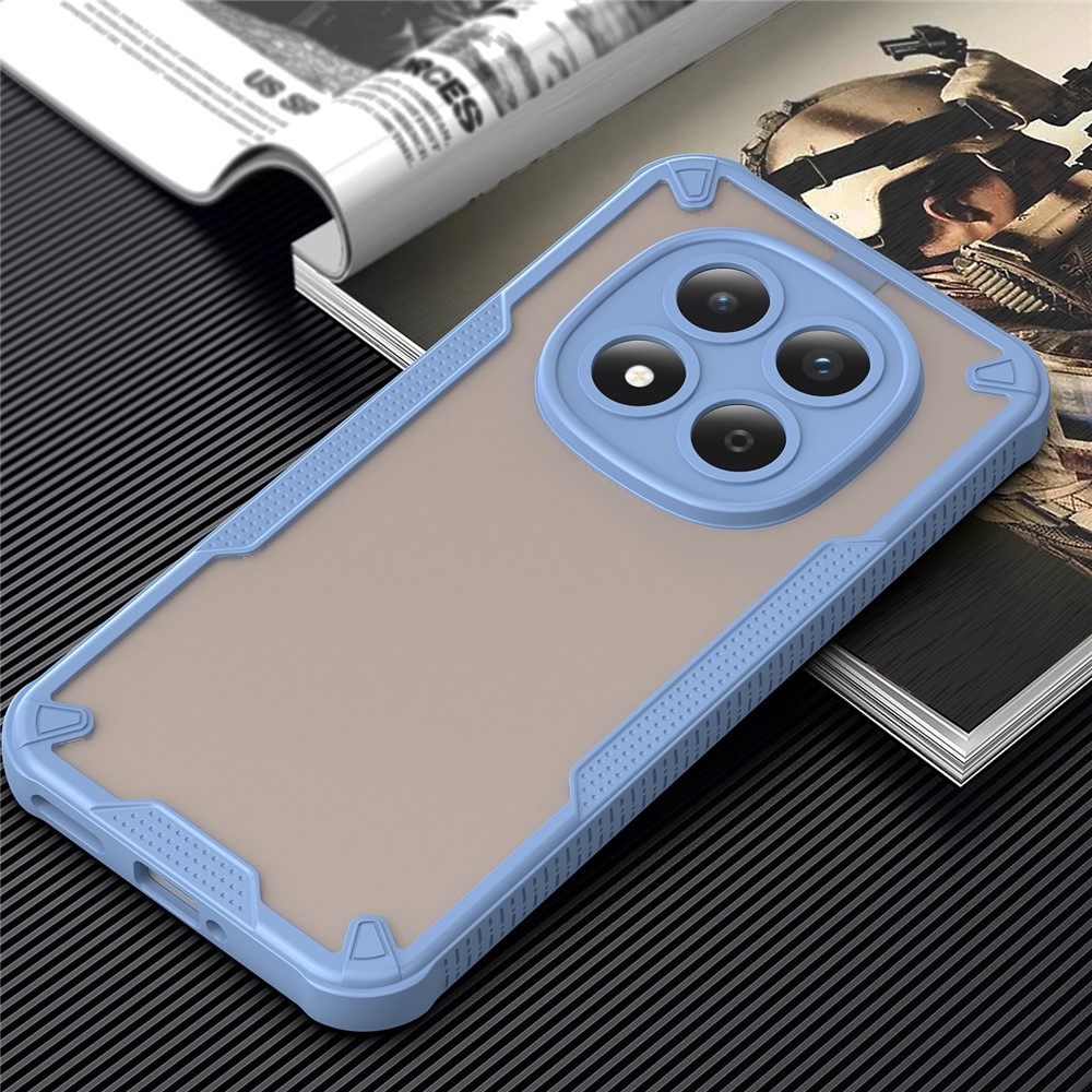 Frosted odolný kryt na Xiaomi Redmi Note 15 Pro 5G - modrý