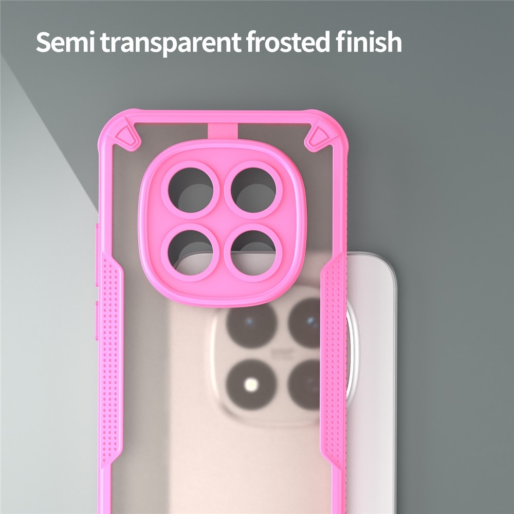 Frosted odolný kryt na Xiaomi Redmi Note 15 Pro 5G - ružový