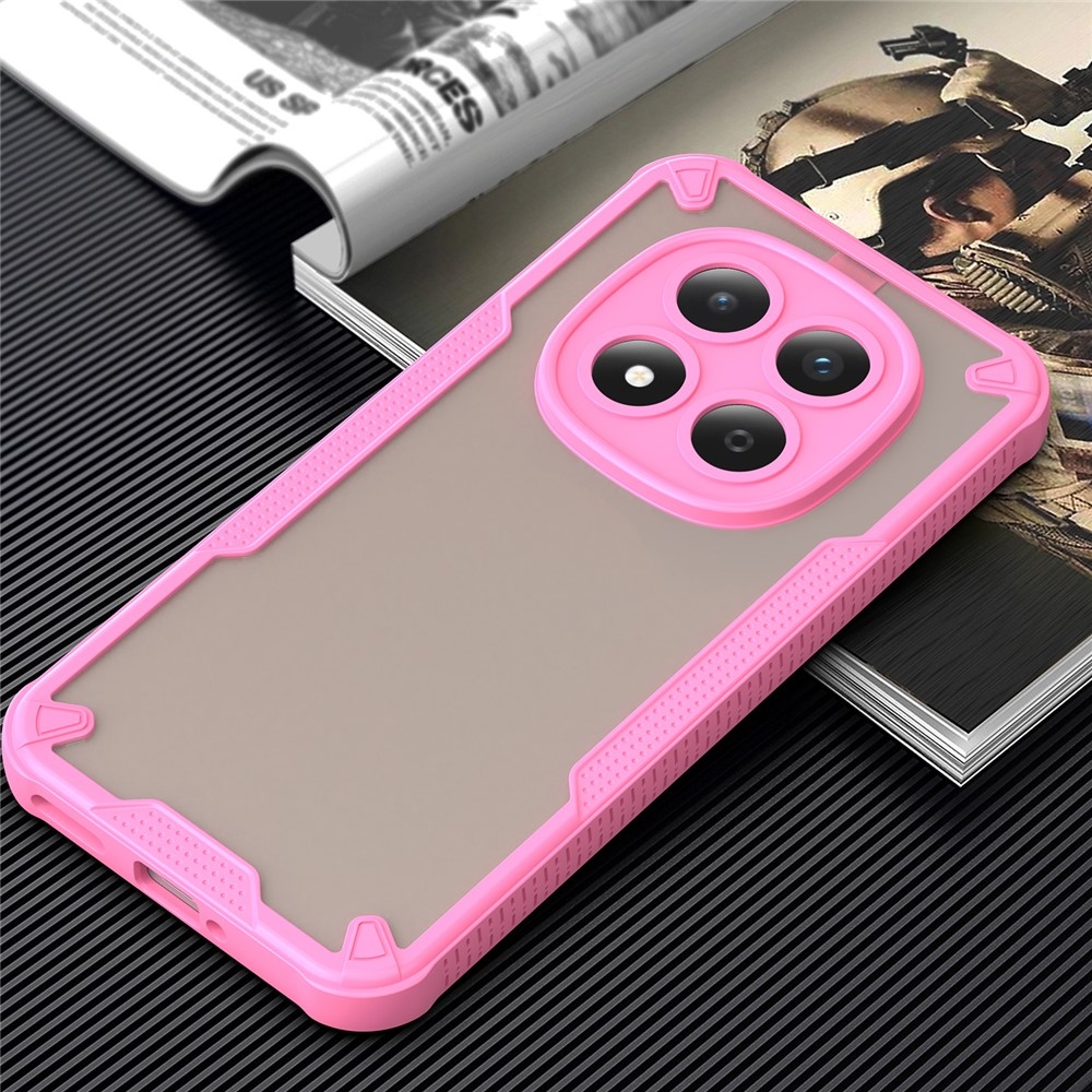 Frosted odolný kryt na Xiaomi Redmi Note 15 Pro 5G - ružový