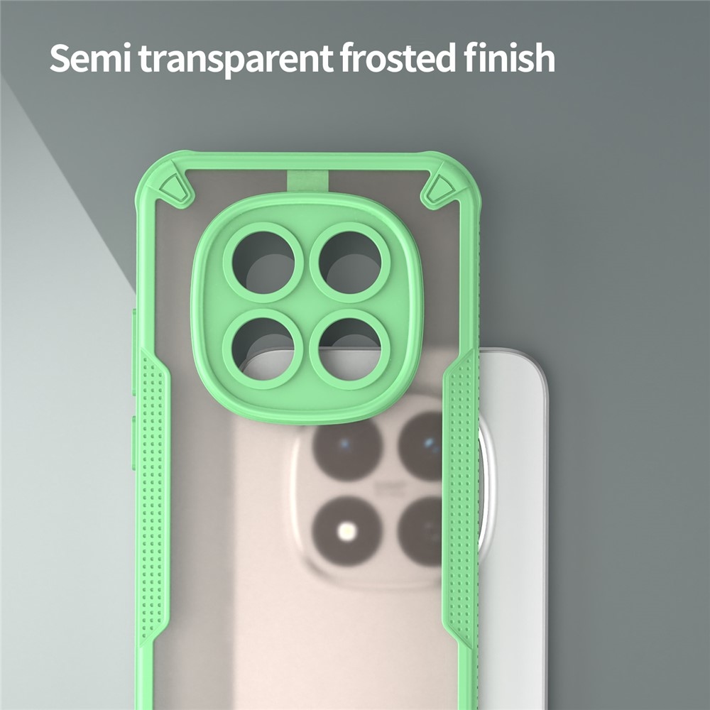 Frosted odolný kryt na Xiaomi Redmi Note 15 Pro 5G - zelený