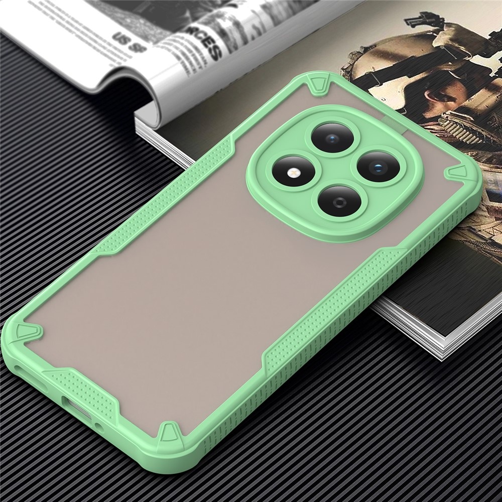 Frosted odolný kryt na Xiaomi Redmi Note 15 Pro 5G - zelený