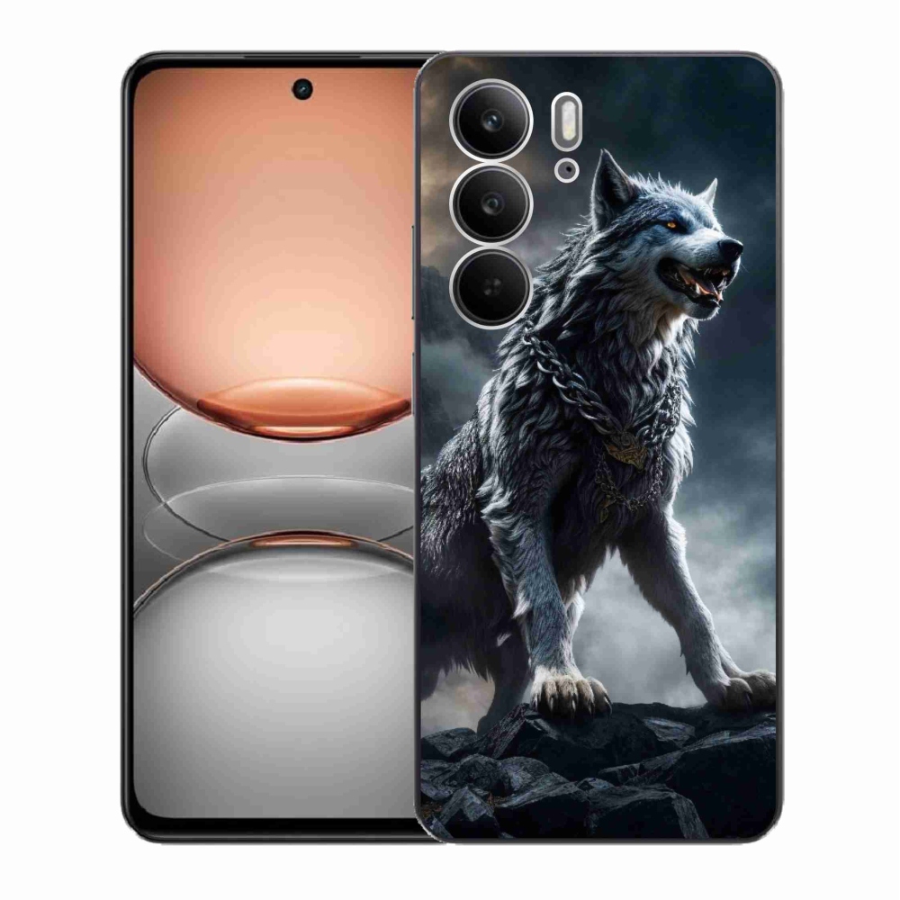 Gélový kryt mmCase na Realme C75 - vlk 1