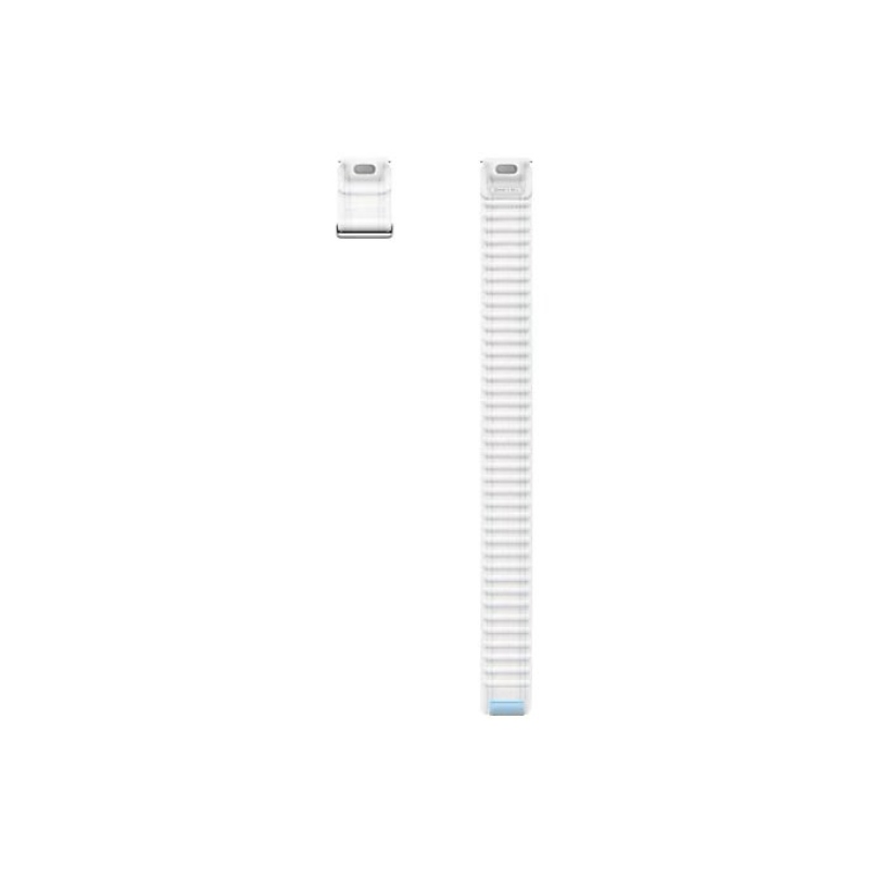 ET-SVL31LWE Samsung Galaxy Watch 4/4 Classic/5/5 Pro/6/6 Classic/7/FE Textilný remienok M/L Biela/modrá