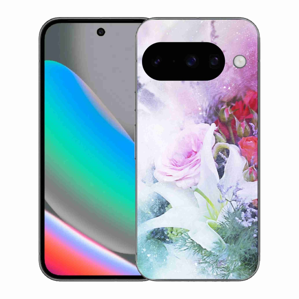 Gélový kryt mmCase na Google Pixel 10 - kvety 4