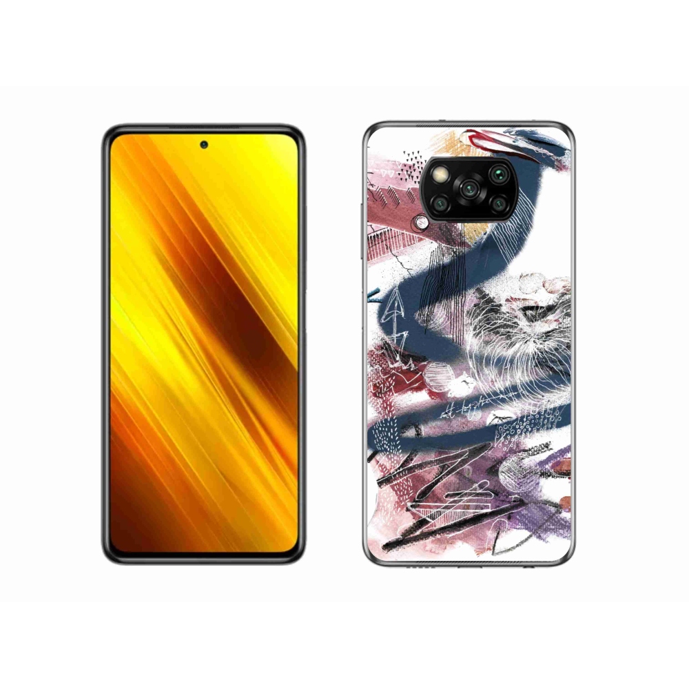 Gélový kryt mmCase na Xiaomi Poco X3 Pro - abstraktný motív 28