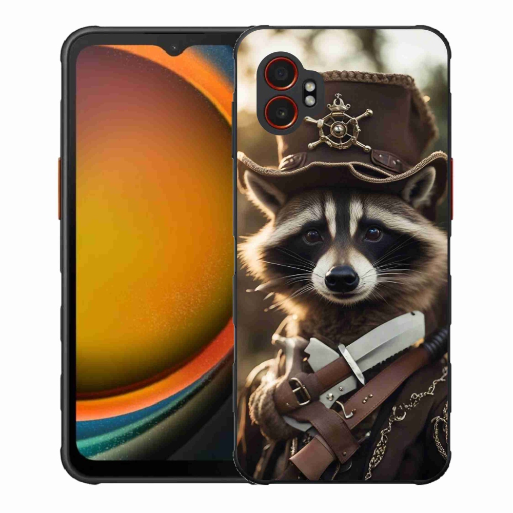 Gélový kryt mmCase na Samsung Galaxy Xcover 7 Pro - mýval v uniforme