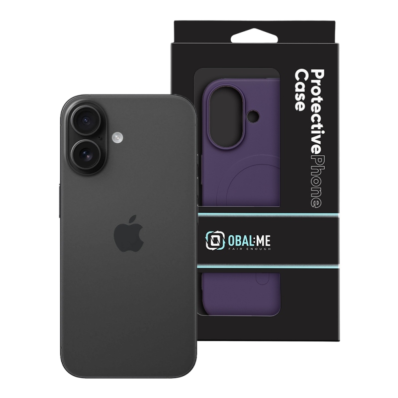 OBAL:ME MagNetix Sculpt Puzdro pre Apple iPhone 16 v odtieni Plum Purple