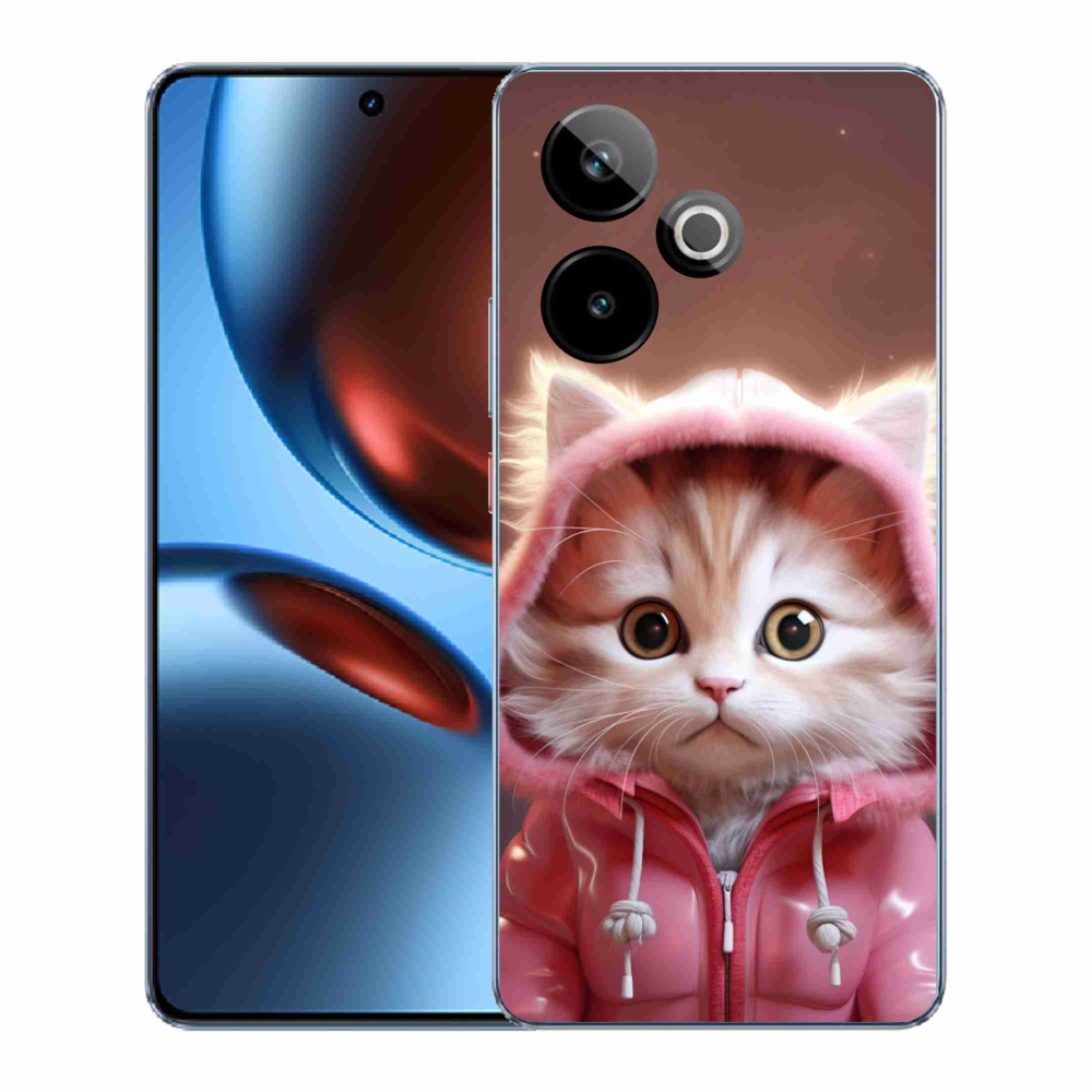 Gélový kryt mmCase na Realme GT 7 5G/GT 7T 5G - roztomilé mačiatko 3