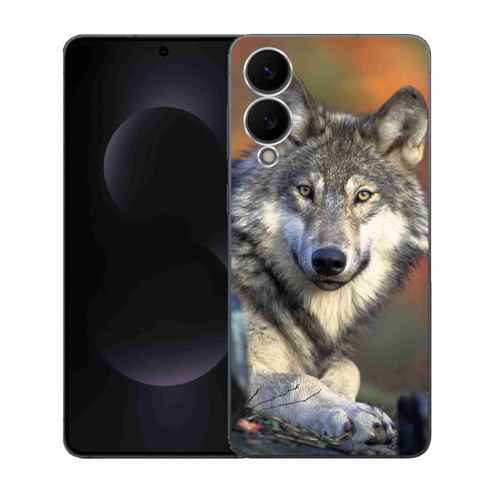 Gélový kryt mmCase na Samsung Galaxy S25 Edge - vlk