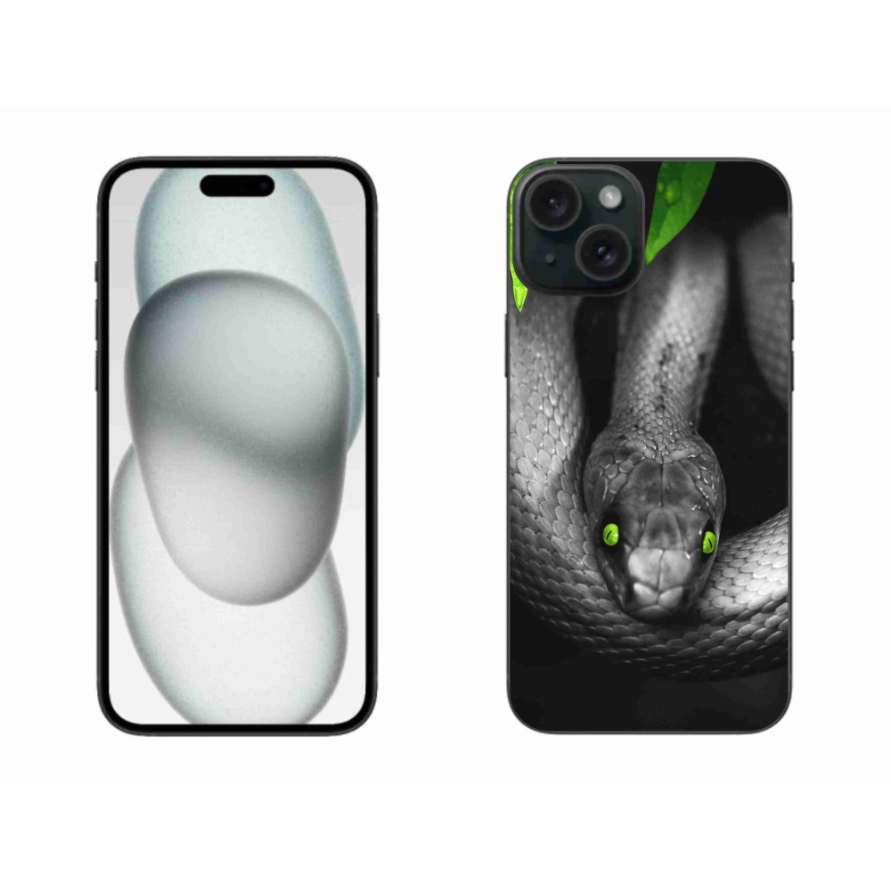 Gélový kryt mmCase na iPhone 15 Plus - had