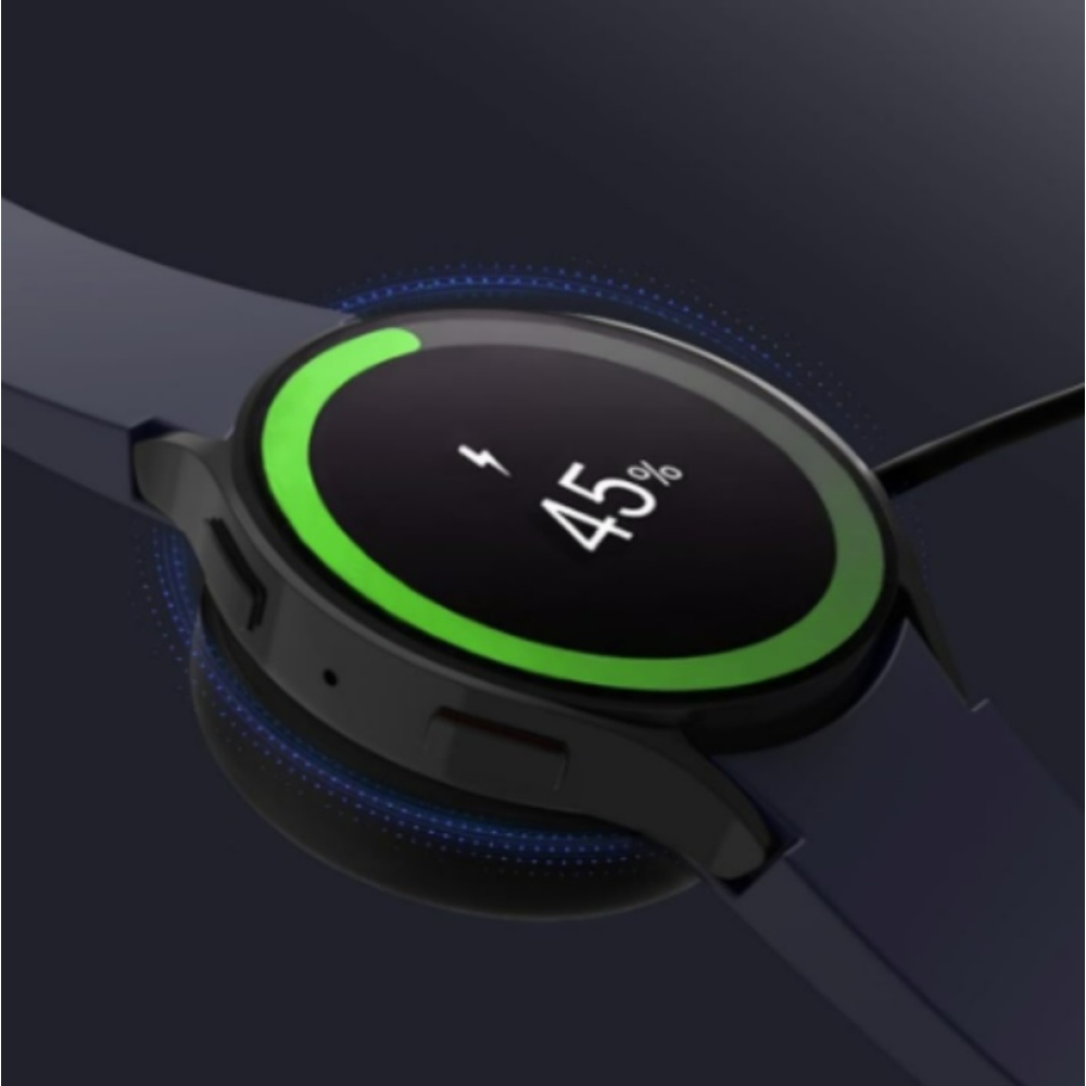 Swissten magnetický kábel 2v1 pre Samsung Galaxy Watch a USB-C, USB-C (USB-A), 1,5 m - čierny