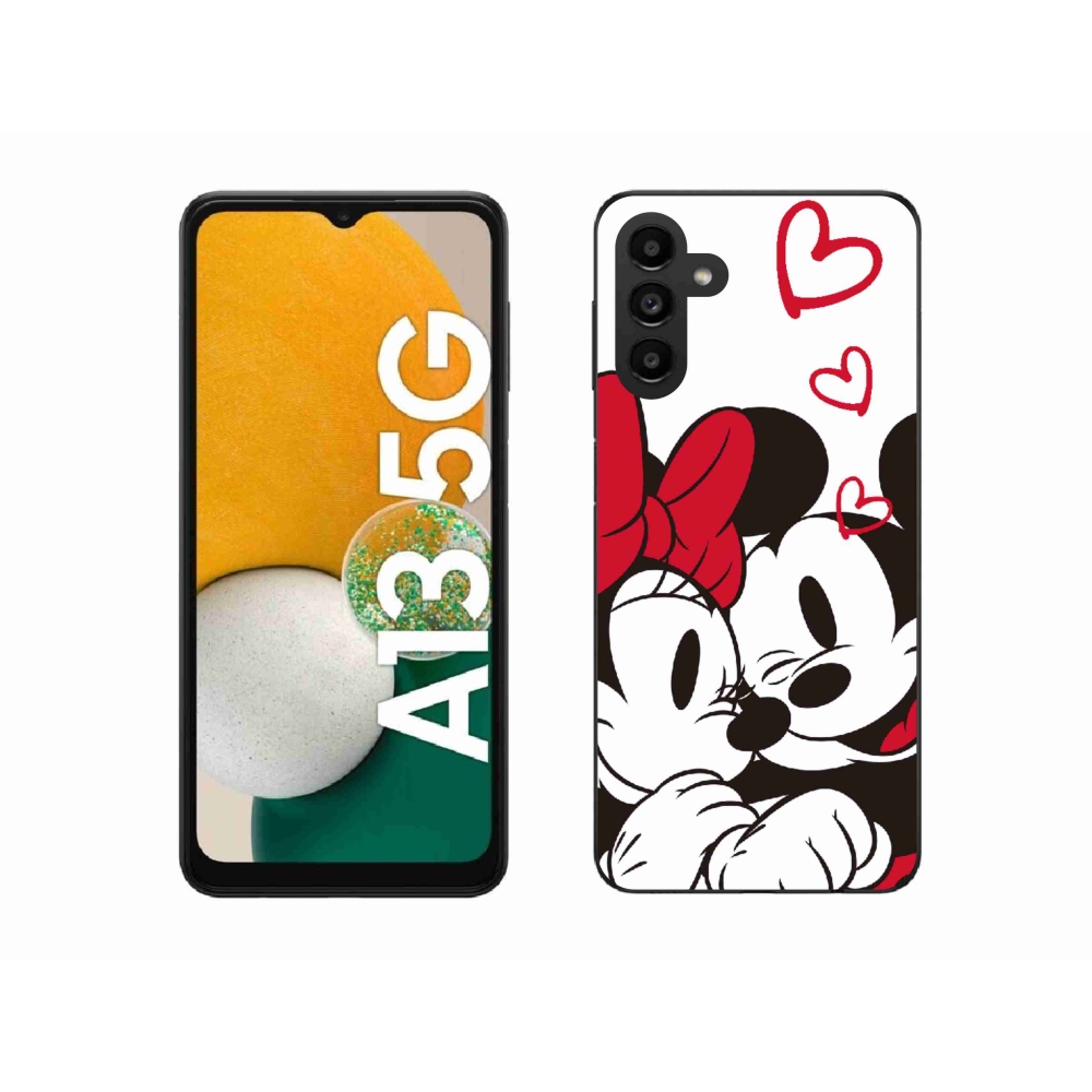 Gélový kryt mmCase na Samsung Galaxy A13 5G - mínnie a mickey