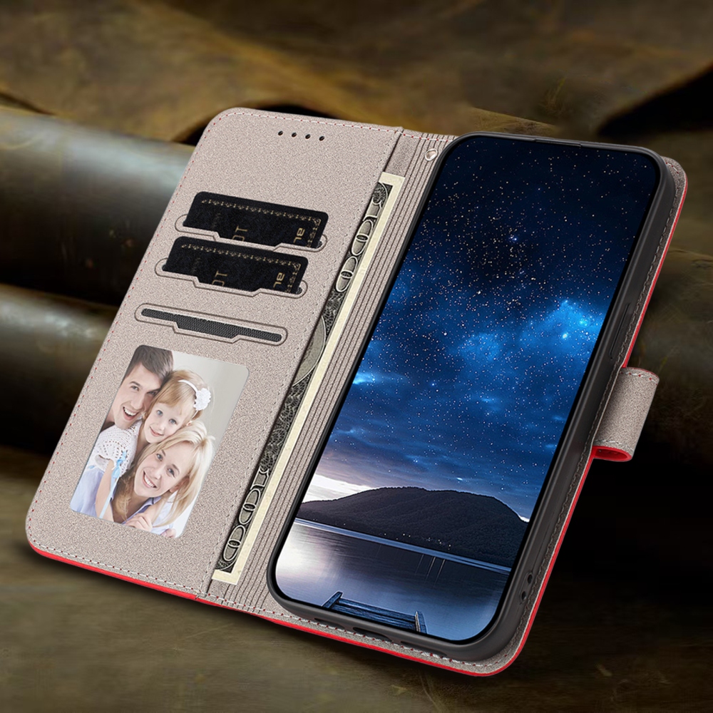 Snap knižkové púzdro na Samsung Galaxy A07 4G - červené