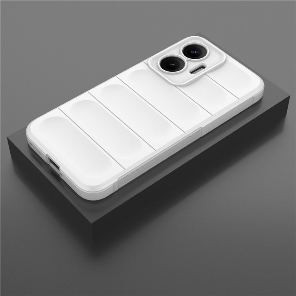 Rugg odolný gélový obal na Xiaomi Poco F7 5G - biely