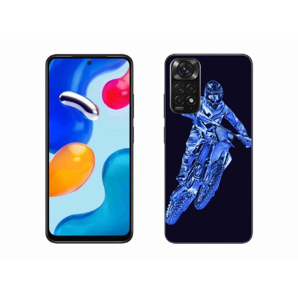 Gélový kryt mmCase na Xiaomi Redmi Note 11 4G - motocross 1