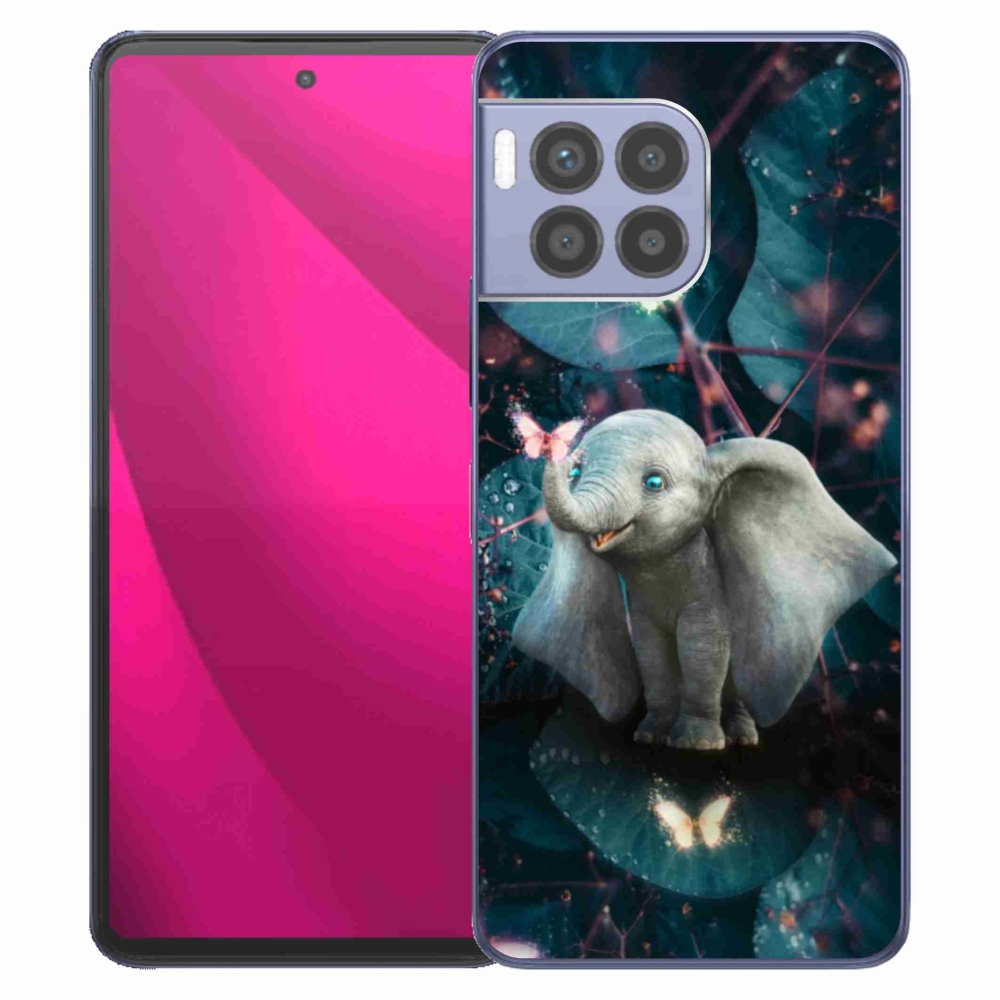 Gélový kryt mmCase na T-Mobile T Phone 2 Pro - roztomilý slon