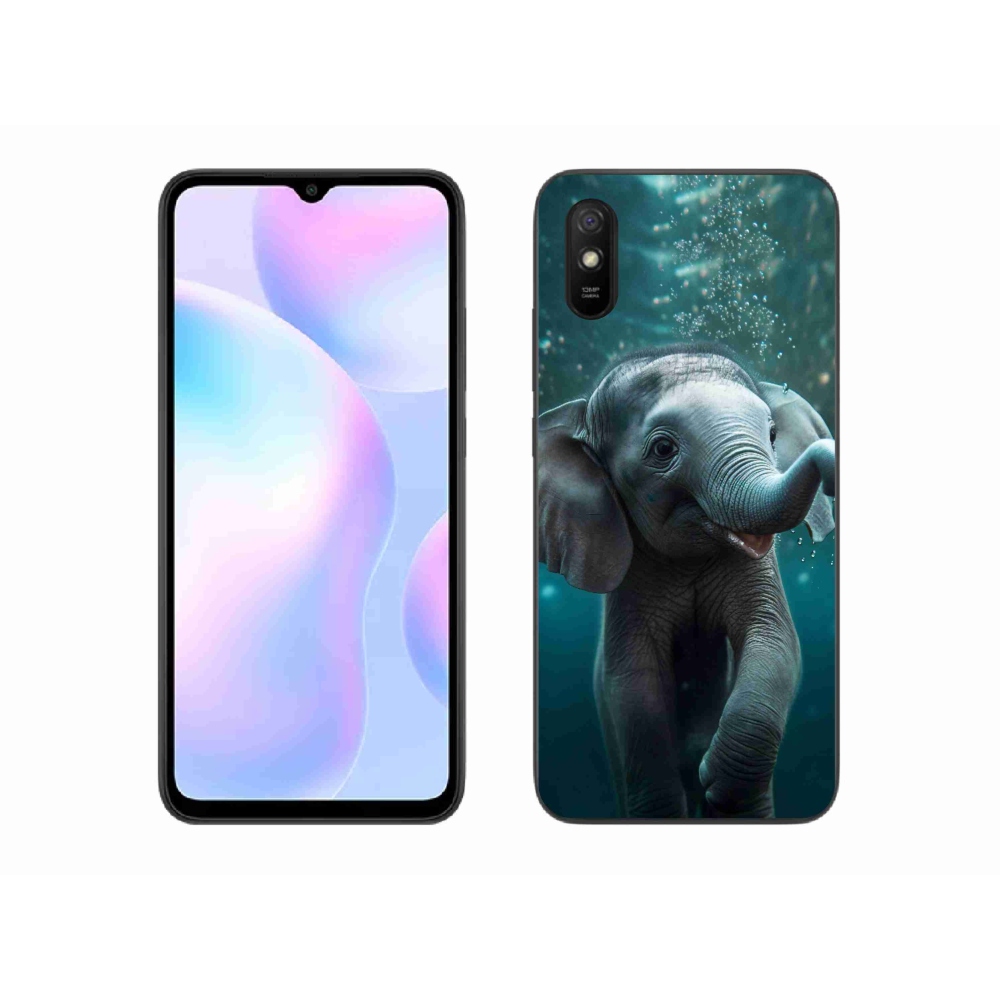 Gélový kryt mmCase na Xiaomi Redmi 9A - sloník pod vodou