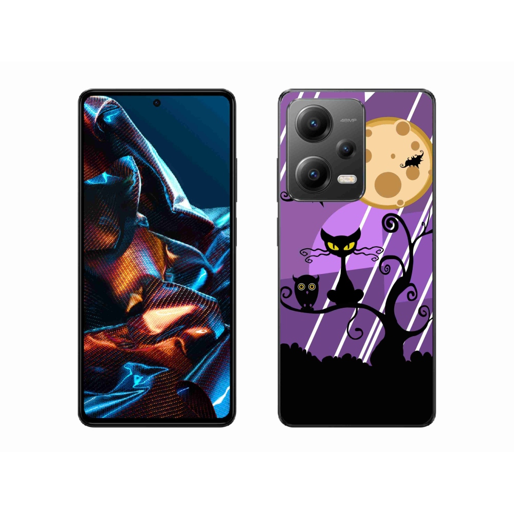 Gélový kryt mmCase na mobil Xiaomi Redmi Note 12 Pro 5G - halloween