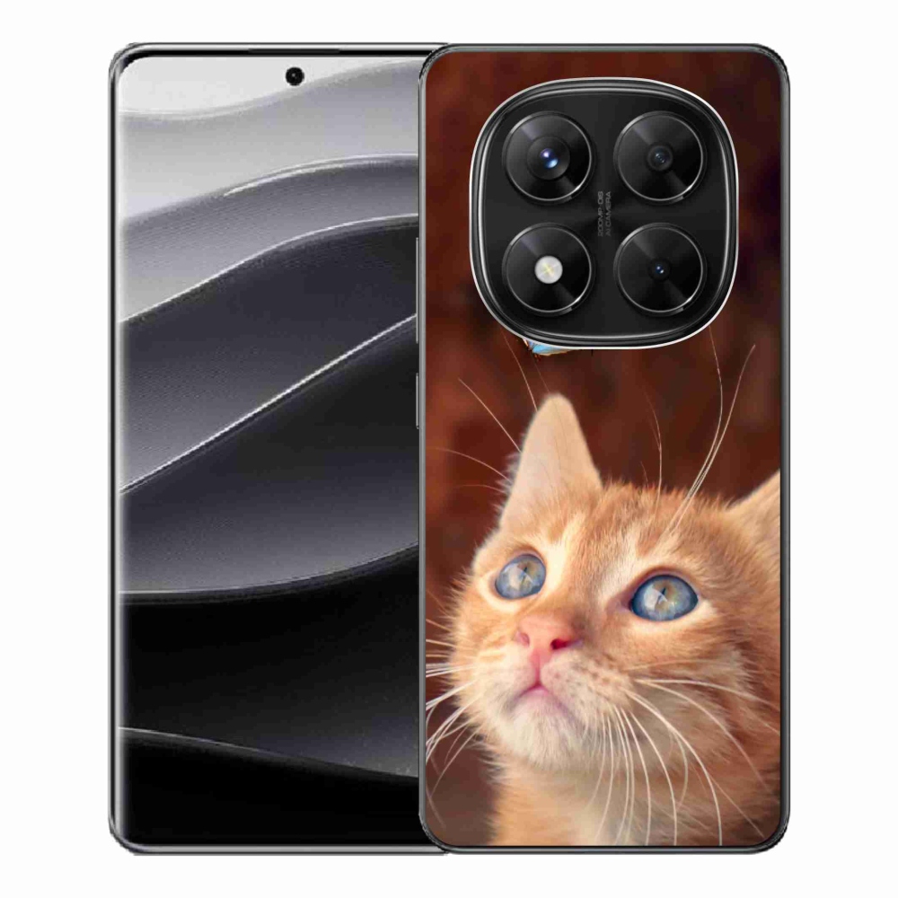 Gélový kryt mmCase na Xiaomi Redmi Note 14 Pro 5G/Poco X7 5G - motýľ a kotě