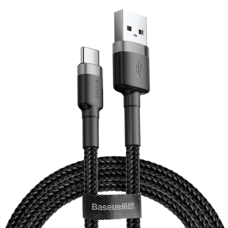 Baseus Cafule Series Dátový Kábel USB-A - USB-C 2A 2m Gray/Black