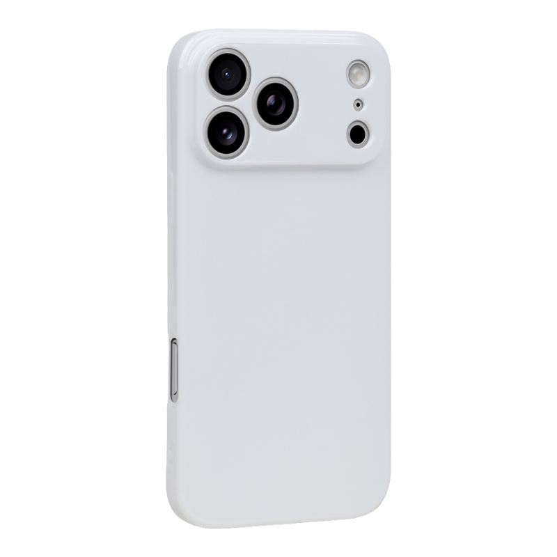 OBAL:ME Lesklé puzdro pre Apple iPhone 18 Pro Max, biele